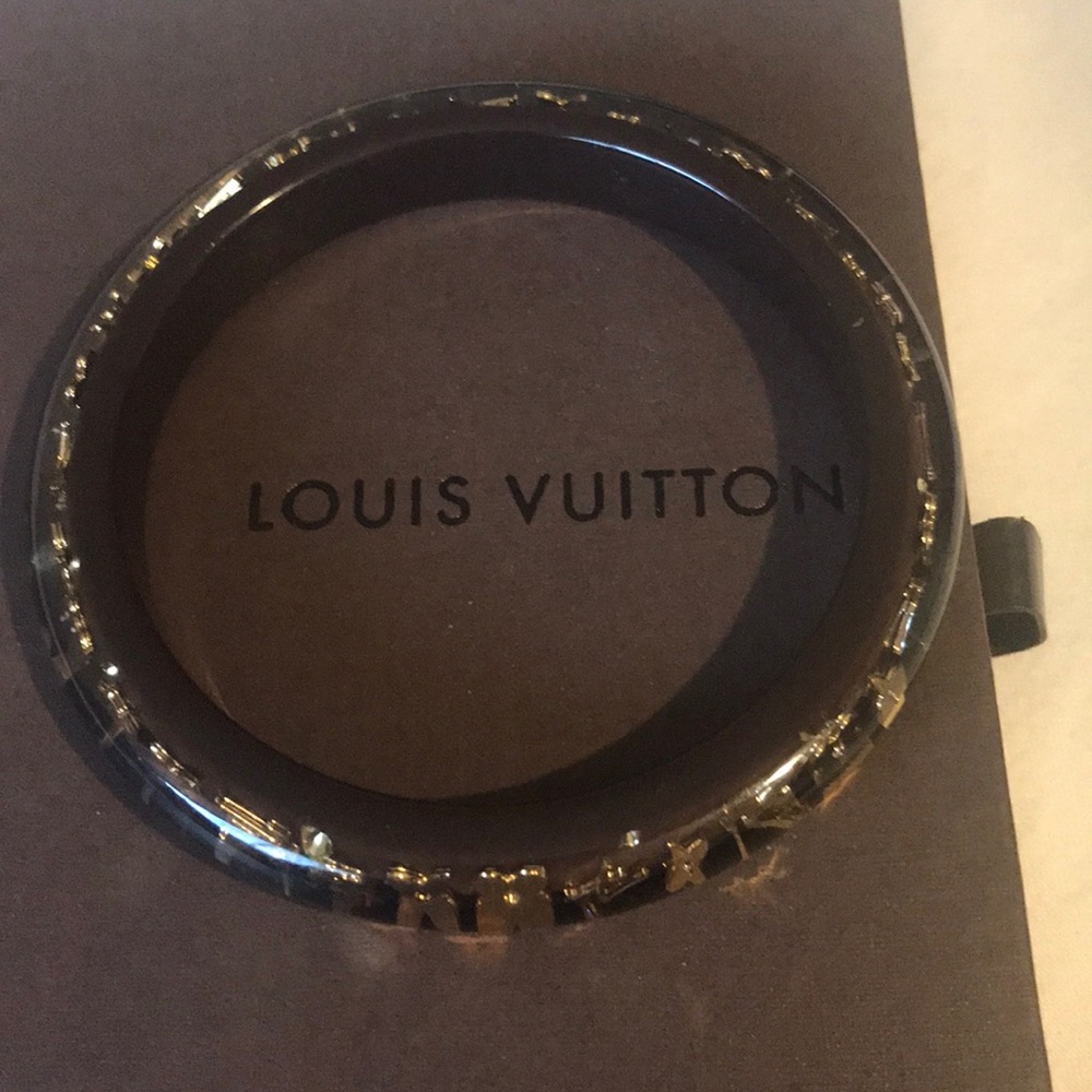 Louis Vuitton acrylic bangle bracelet